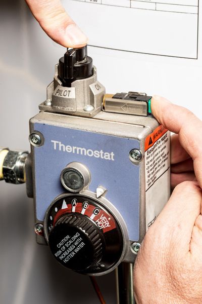 Image of Water Heater Pilot Thermostat. Why Does My Water Heater's Pilot Light Keep Going Out?